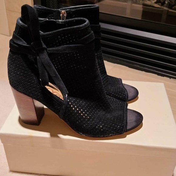 Sam Edelman Designer Peep Toe Heel booties size 8 - Picture 1 of 4